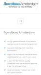 Mobile Screenshot of borrelbootamsterdam.net