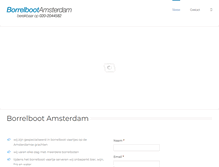 Tablet Screenshot of borrelbootamsterdam.net